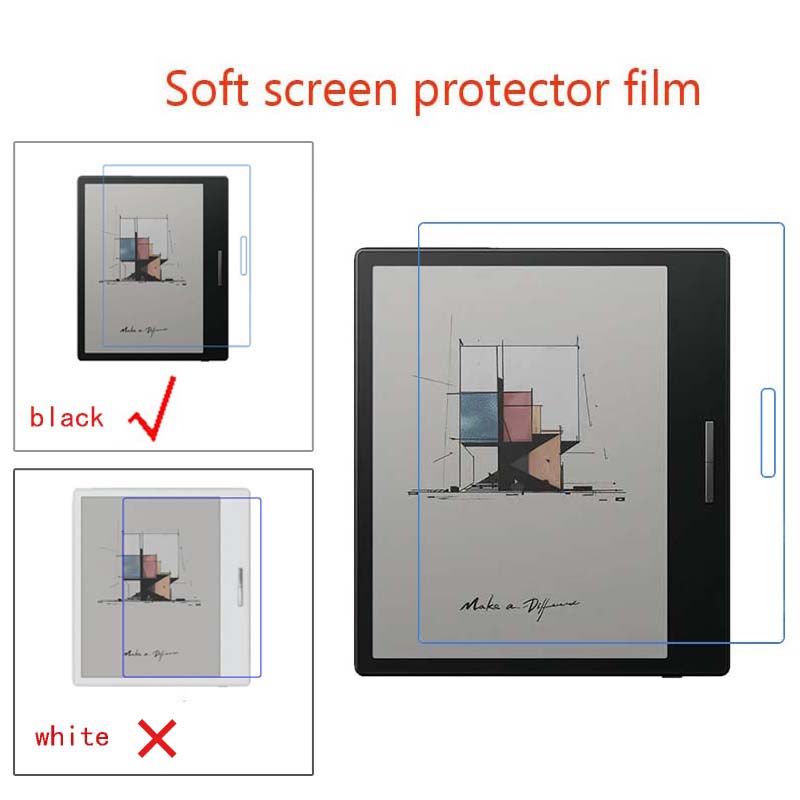 Matte Anti Glare Screen Protector - マット/アンチグレアクリア HD PET スクリーンプロテクター保護ガードフィルム BOOX Go
