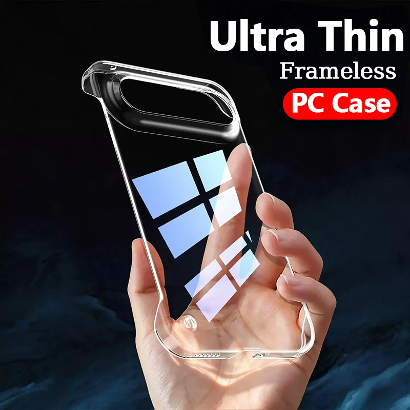 Ultra Thin Frameless Phone Cover - HUAWEI Pura X View用、超薄型で透明なフレームレスのスマートフォンケース。透明なハードPC素材の背面保護カバーで、衝撃から保護します。