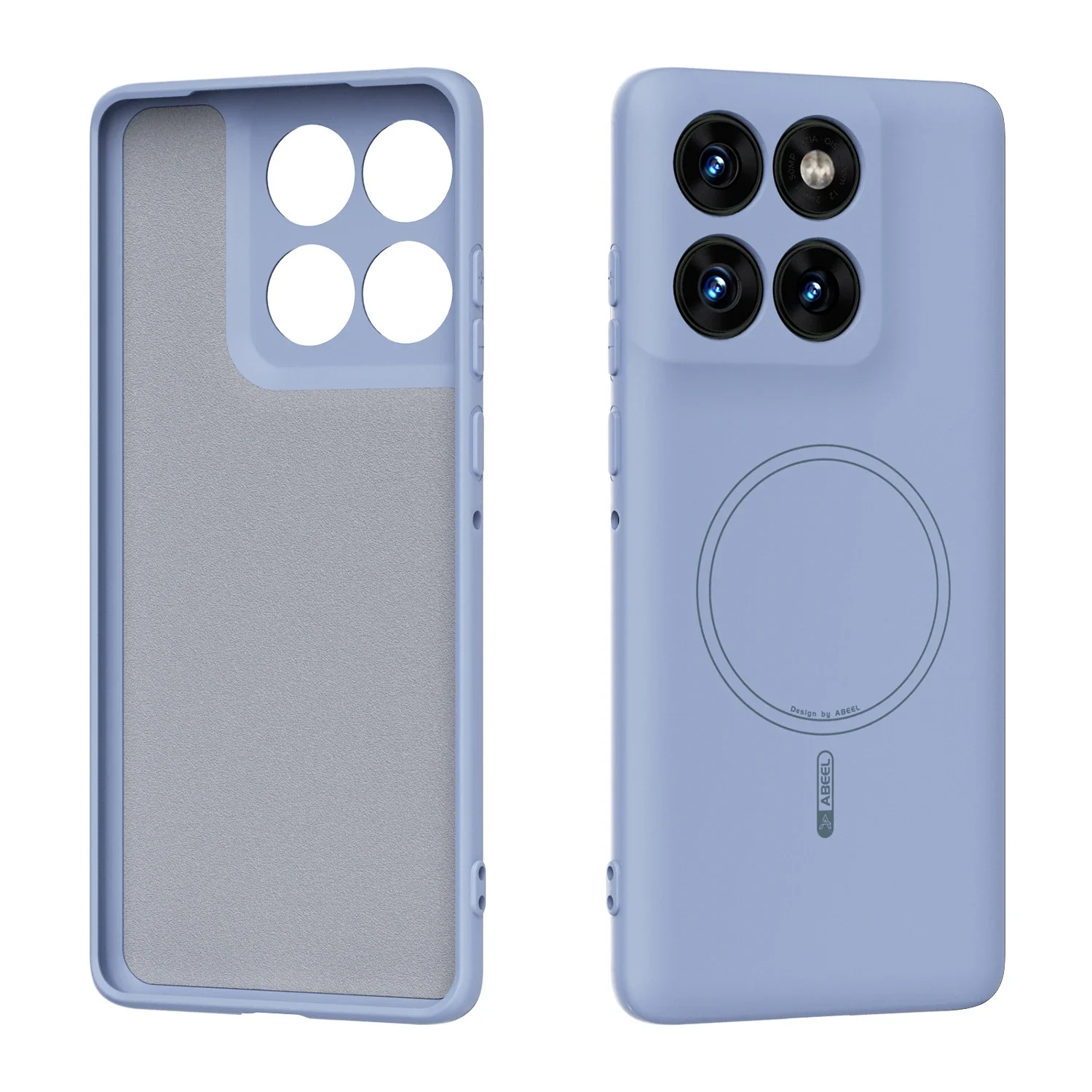 Liquid Silicone Magnetic Phone Case - Motorola Moto Edge 60S、60、70、X70 Fusion Max用、公式デザインのスマートフォンケース。手に馴染む液状シリコン素材を使用し、磁石で固定できるソフトな携帯電話カバー。