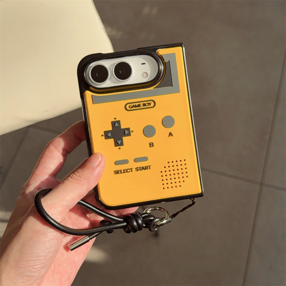 韓国風のシンプルなデザインで、手首にストラップが付いたiPh - Cute Cartoon Wrist Strap Silicone Case のレビューと価格