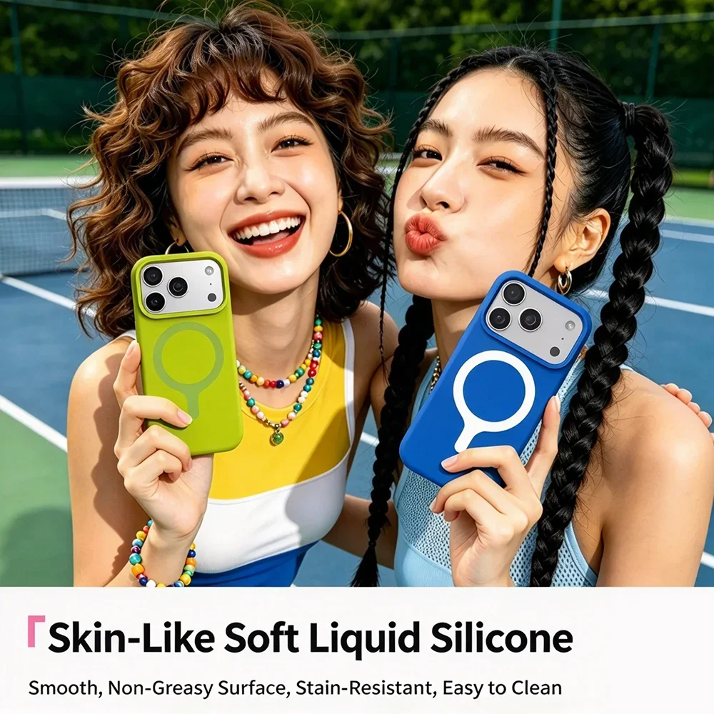 HANNUO マグネット式リキッドシリコン製iPhone 1 - Liquid Silicone Magnetic Phone Case のレビューと価格